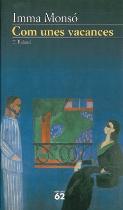 Portada del llibre "Com unes vacances" de Imma Monsó