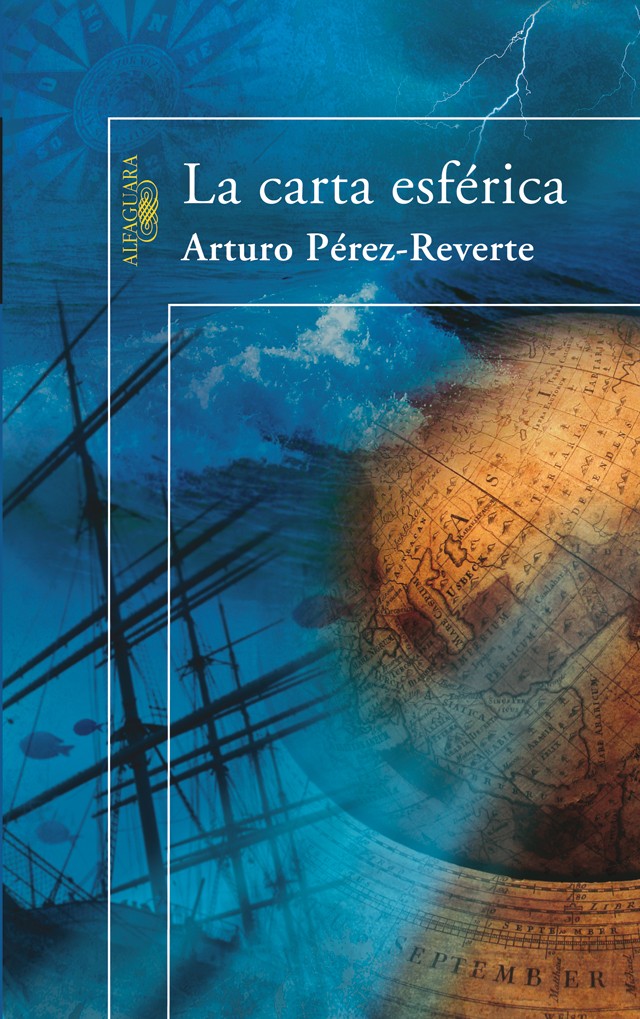 Portada del llibre "La carta esférica" de Arturo Pérez-Reverte