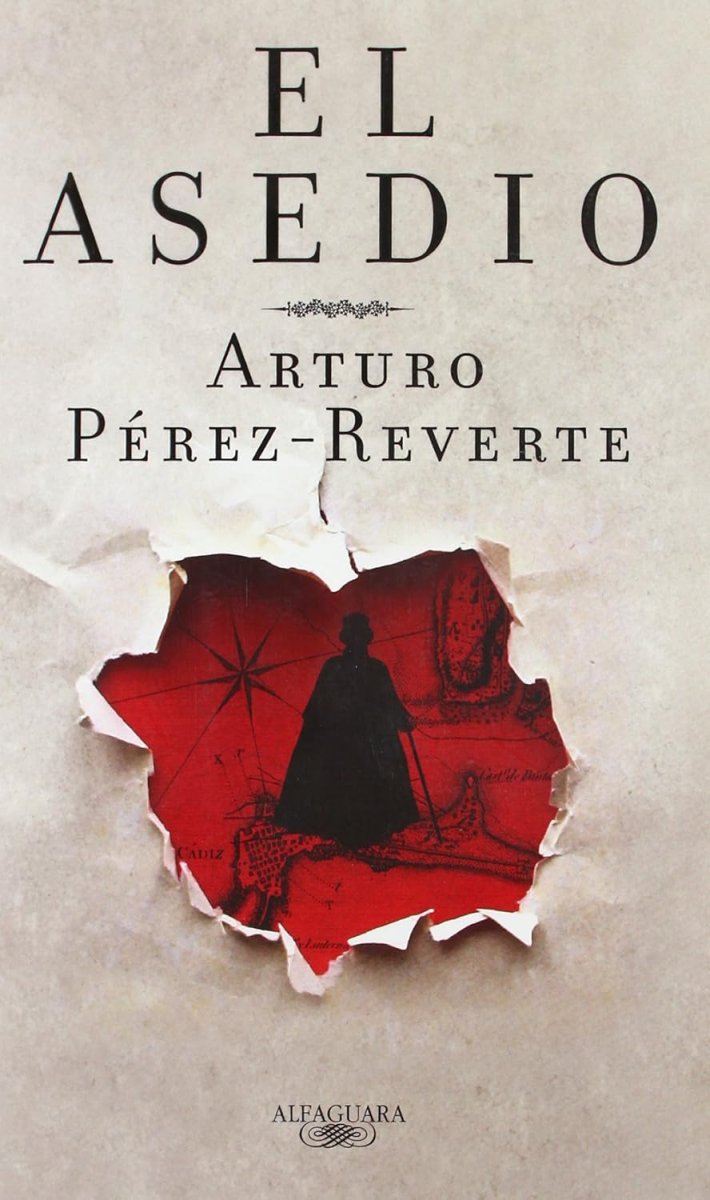 Portada del llibre "El asedio" de Arturo Pérez-Reverte