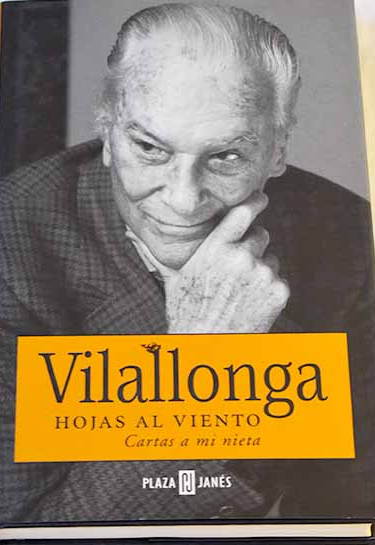 Portada del llibre "Hojas al viento" de José Luis de Vilallonga